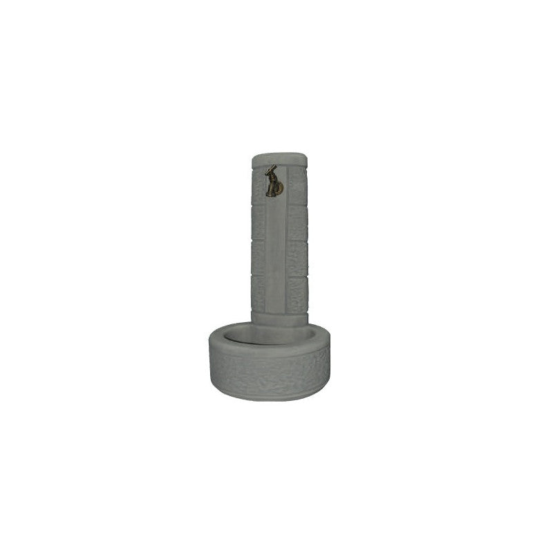 Fontana centrale Decogarden Aurelia 37×37×75 cm 35 kg – pietra ricostruita