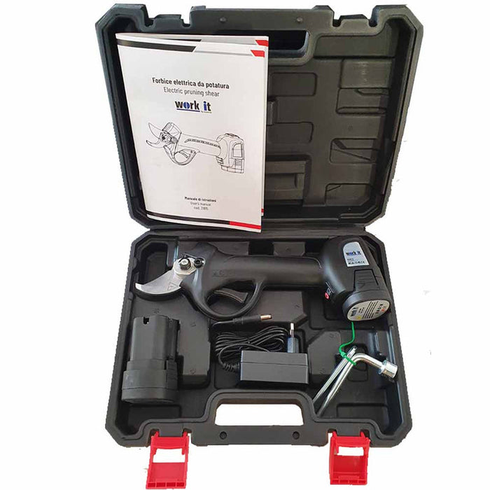 FORBICI POTA POTATORE A BATTERIA CESOIA ELETTRICA POTATURA WORK-IT 30 AUSONIA 31815