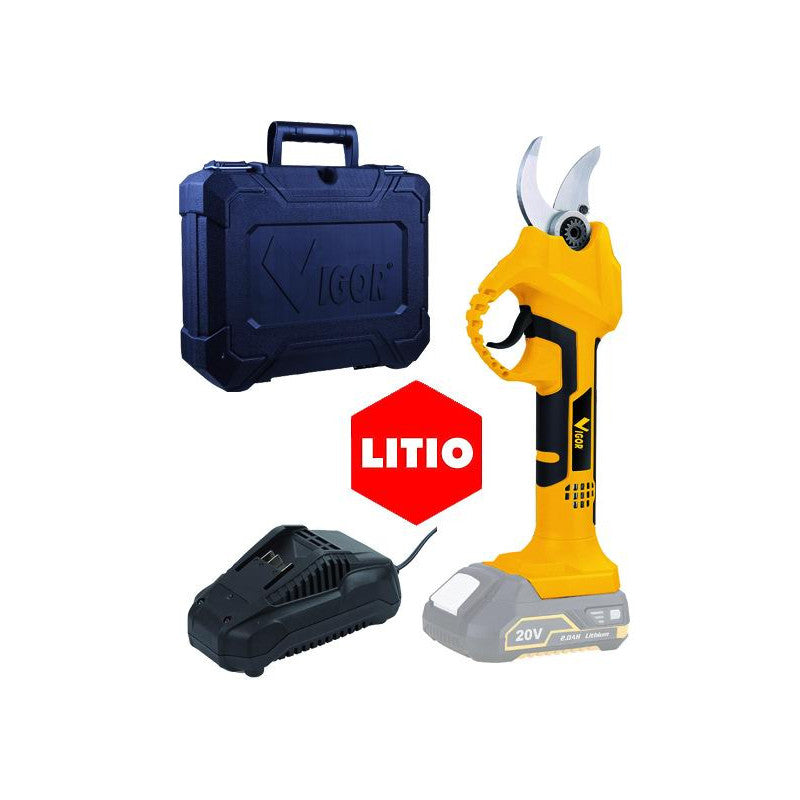 Forbici per potatura Vigor, vfp-20 (nuda), 20 v