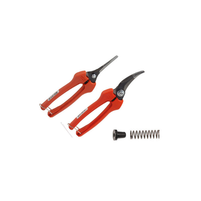 Forbici per uva – Lama retta sottile – Lunghezza 19 cm – Con fodero – Bahco