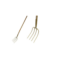 Forca a 4 denti con manico – Acciaio forgiato e manico in faggio