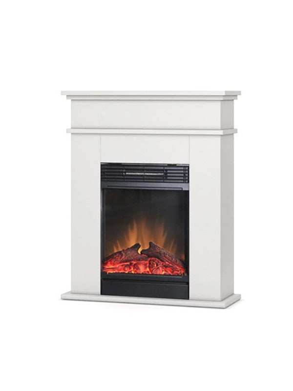 Caminetto Elettrico da pavimento A Libera Installazione A LED Bianco opaco - FORI