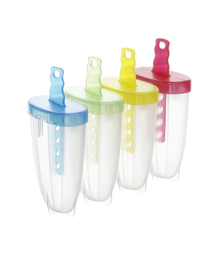 Forma Stampo Stampino Per Ghiaccioli Gelato 4 Scomparti Feste Party Ice Maker         