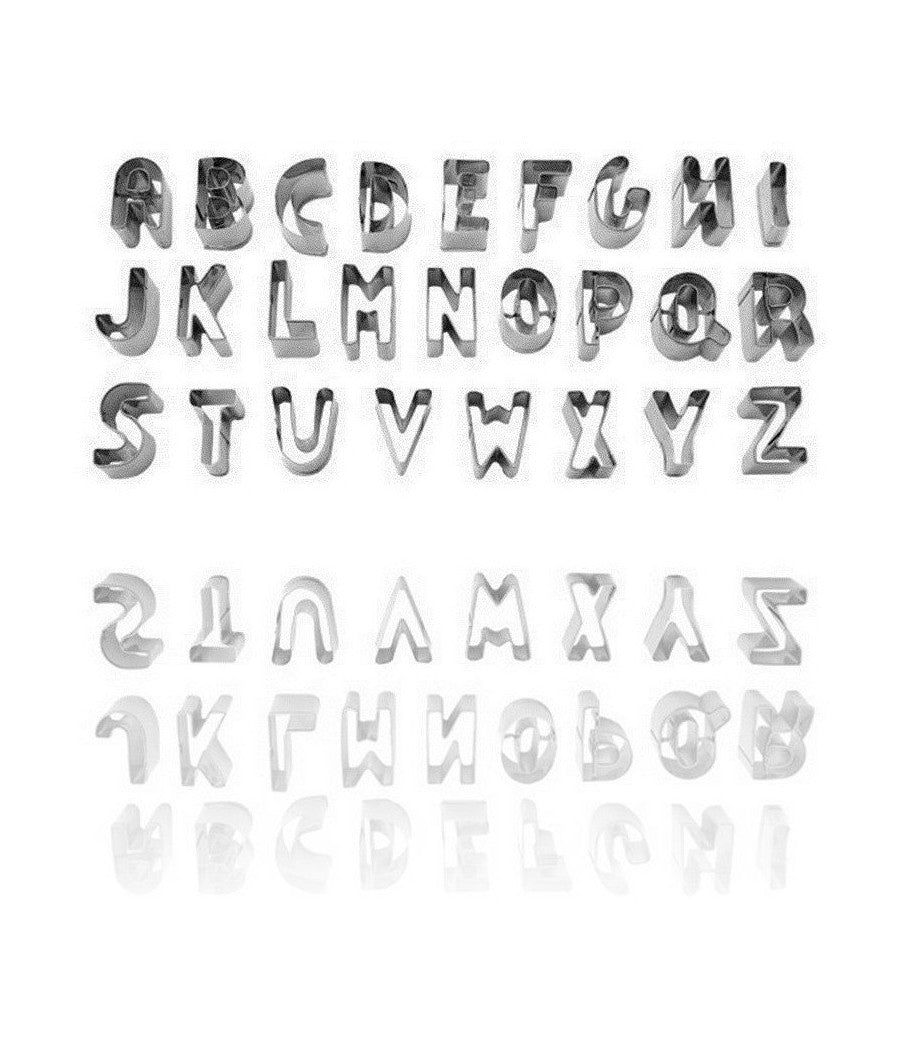 Formine Per Biscotti Lettere Alfabeto Stampi Dolci Taglia Pasta Stampini         