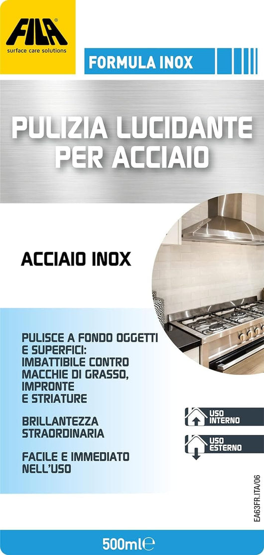 Formula Inox Ml.500 Lucidante Per La Pulizia Dell'acciaio