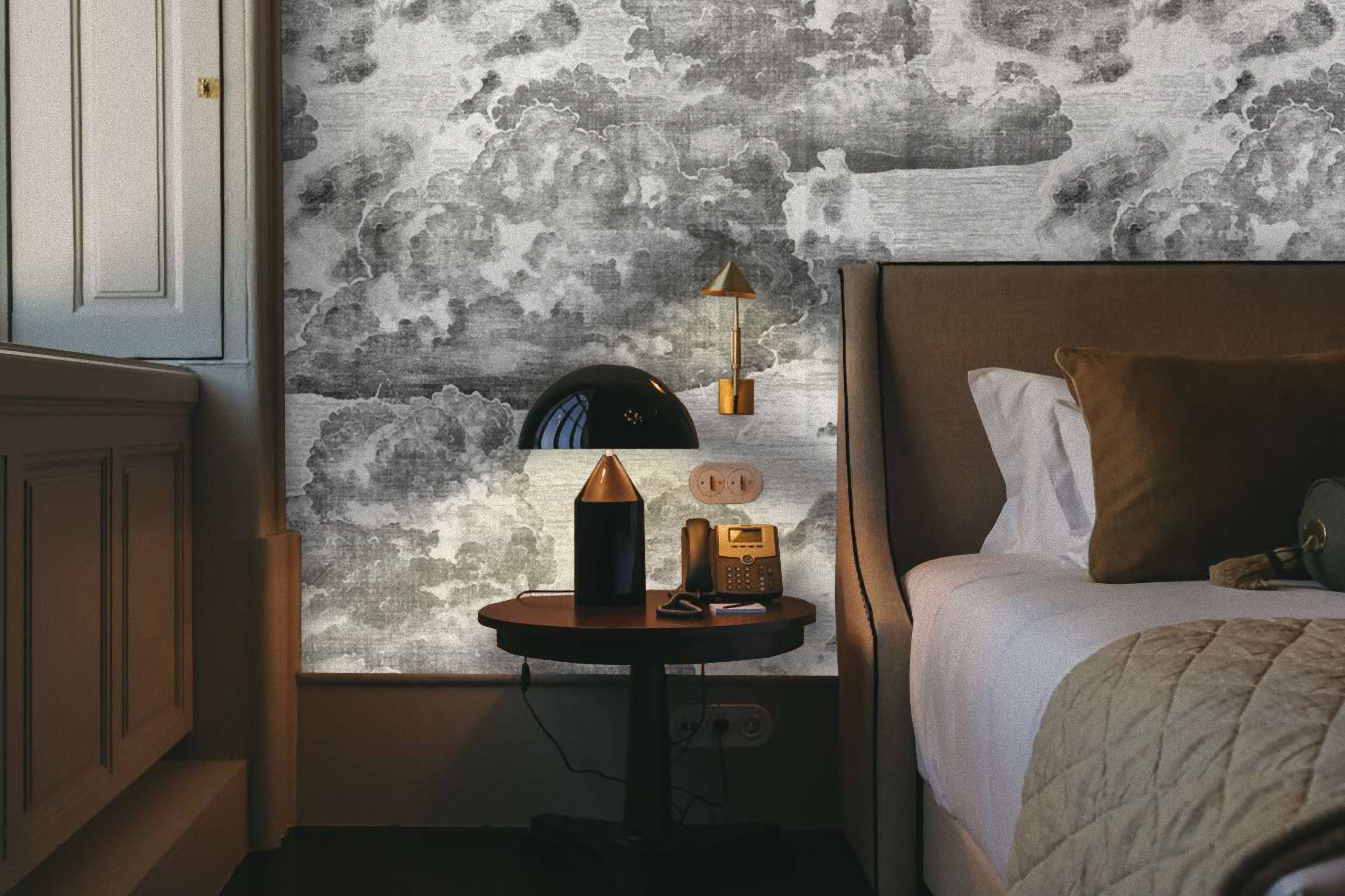 Carta da Parati Nuvole Carta Vegana 250x200cm 5,5mq 