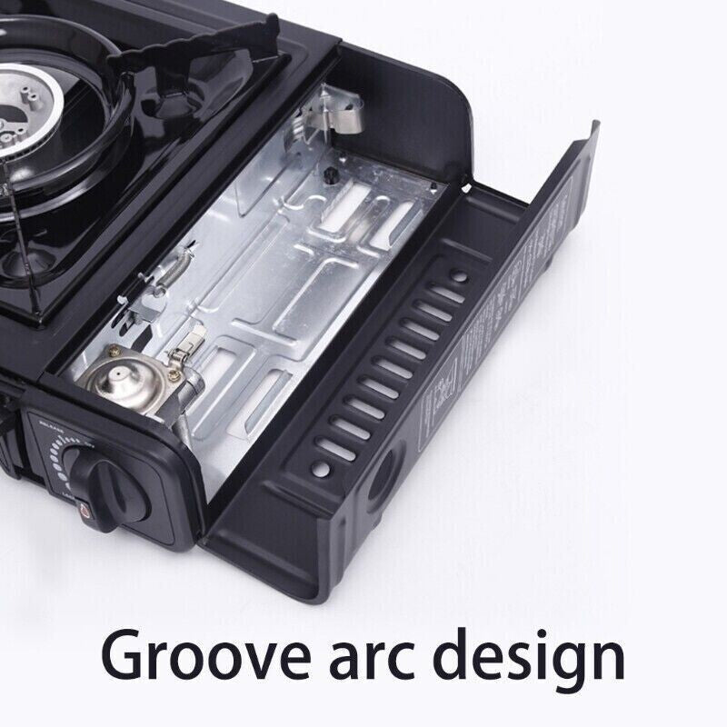 Fornello a Gas butano da Campeggio cucina portatile 1 fuoco valigetta da viaggio bdz-155-A - ZENCOCCO