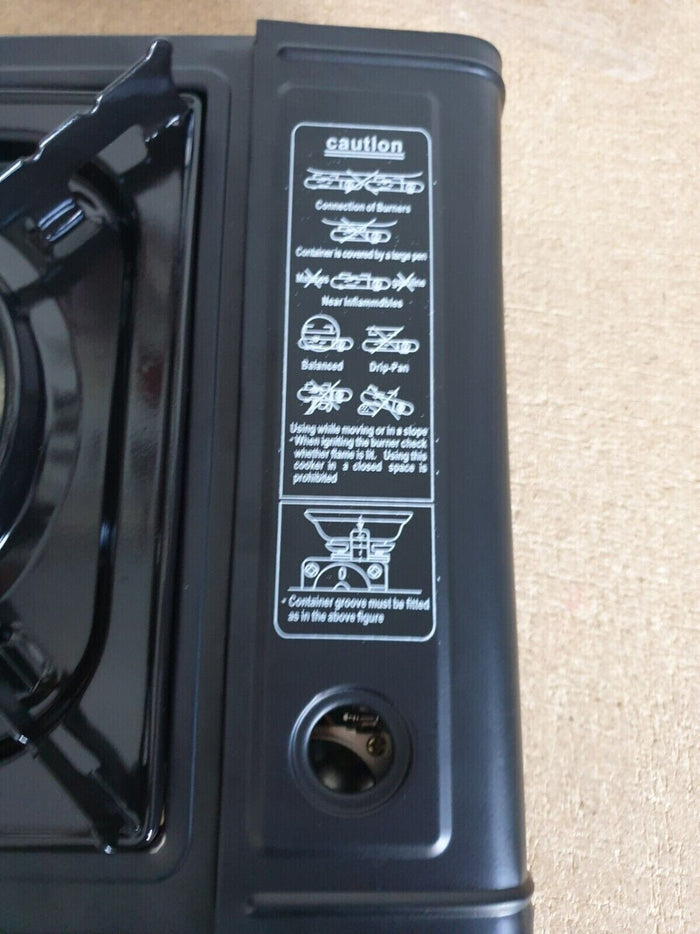 Fornello a Gas butano da Campeggio cucina portatile 1 fuoco valigetta da viaggio bdz-155-A - ZENCOCCO