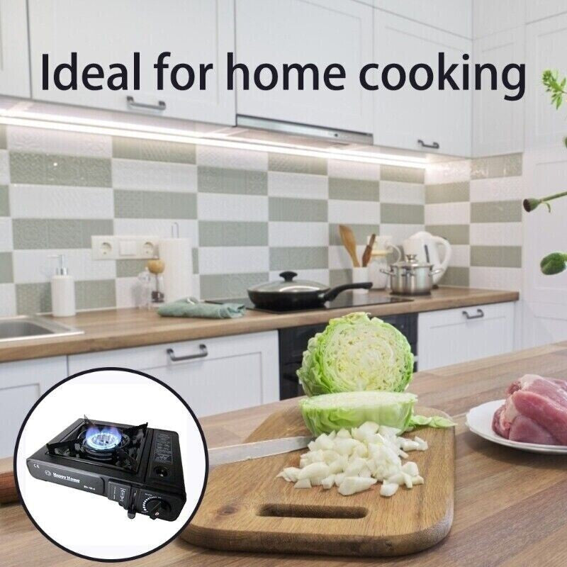 Fornello a Gas butano da Campeggio cucina portatile 1 fuoco valigetta da viaggio bdz-155-A - ZENCOCCO