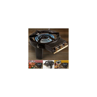 ProBache - Fornello a gas in ghisa con 3 rubinetti in ottone