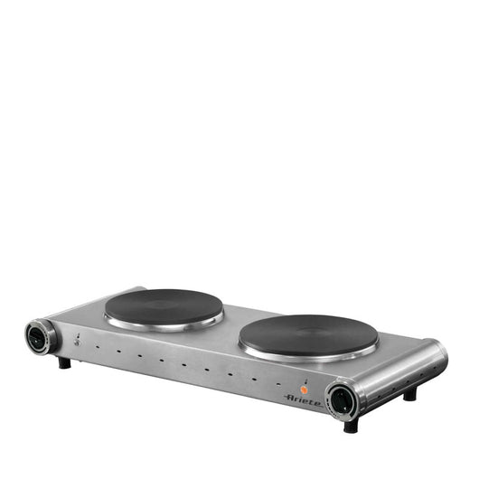 Fornello Elettrico Doppia Piastra - Ghisa, Temperatura Regolabile, 2500W