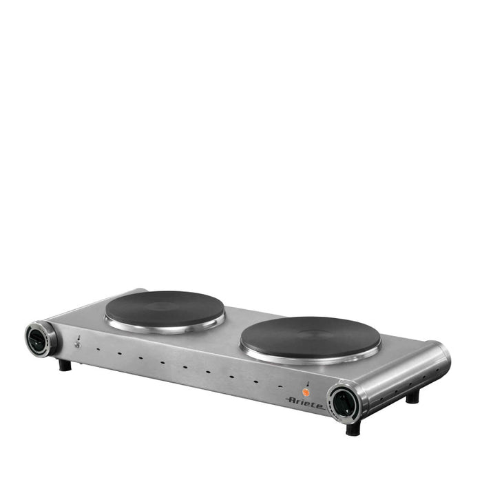 Fornello Elettrico Doppia Piastra - Ghisa, Temperatura Regolabile, 2500W