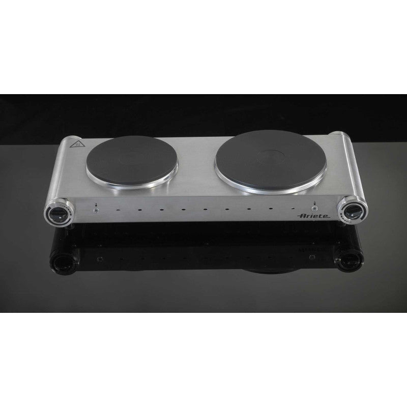 Fornello Elettrico Doppia Piastra - Ghisa, Temperatura Regolabile, 2500W