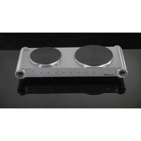 Fornello Elettrico Doppia Piastra - Ghisa, Temperatura Regolabile, 2500W