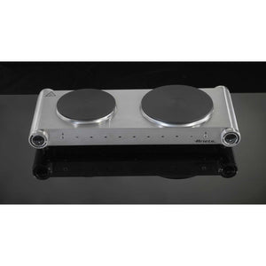 Fornello Elettrico Doppia Piastra - Ghisa, Temperatura Regolabile, 2500W