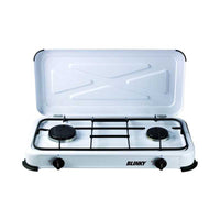 Fornello Gas Gpl Blinky con Coperchio Fuochi 2