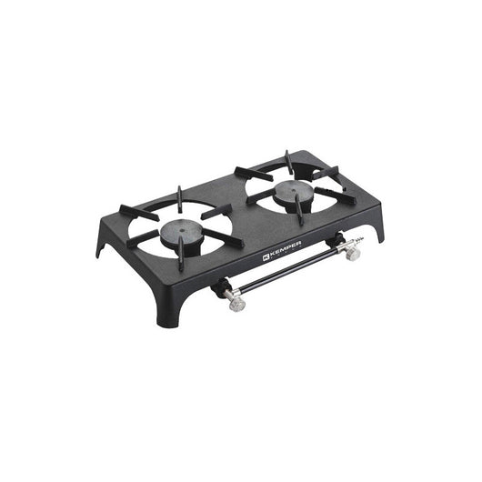 Fornellone a gas Kemper 2 fuochi 37x51 cm – ghisa – 7,5 kW – 30 mbar