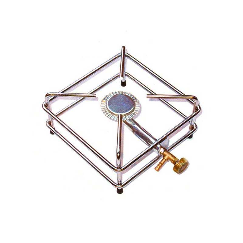 Fornellone Gas Gpl 4 Piedi Cromato 22X22