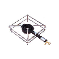 Fornellone Gas Gpl 4 Piedi Cromato 30X30