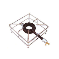 Fornellone Gas Gpl 4 Piedi Cromato 40X40