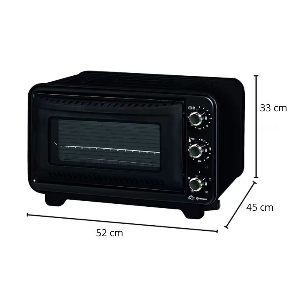 Fornetto multifunzione DCG MBT1035 35 Litri timer 90 minuti colore nero