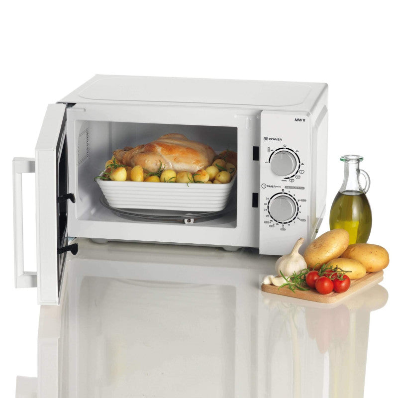Forno a Microonde Combinato con Grill - 1000 Watt - 20 Litri - Bianco