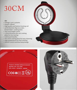 Forno Cuoci Pizza Elettrico Cucina Regina Fornetto Doppia Cottura 1800watt 30cm         