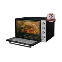 Forno d'appoggio multifunzione 70 litri nero inox LX-9645