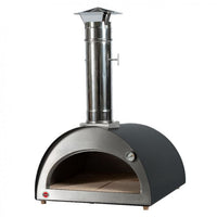 Forno per Pizza e pane Ventura "Solo" alimentato a legna. In acciaio inox. Temperatura massima 500C°