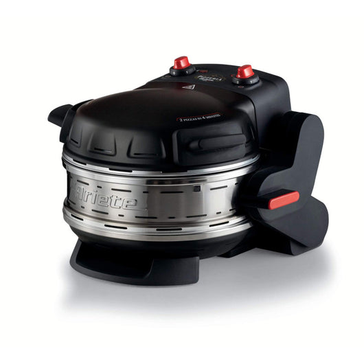 Forno pizza 2300W - 2 pizze in 4 minuti - 2 pietre refrattarie - Nero