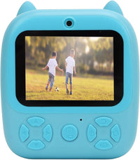 Fotocamera Digitale per Bambini, 1080P hd Dual Len Selfie Video Timer Giochi Fill Light IPS da 2,8 Pollici - ZENCOCCO