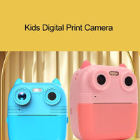 Fotocamera Digitale per Bambini, 1080P hd Dual Len Selfie Video Timer Giochi Fill Light IPS da 2,8 Pollici - ZENCOCCO