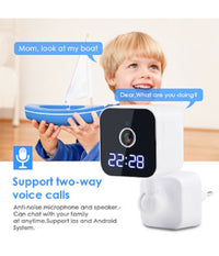 Fotocamera Hd 1080p Wifi Sicurezza Ip Home Cam Visione Notturna Orologio Q-sx909         