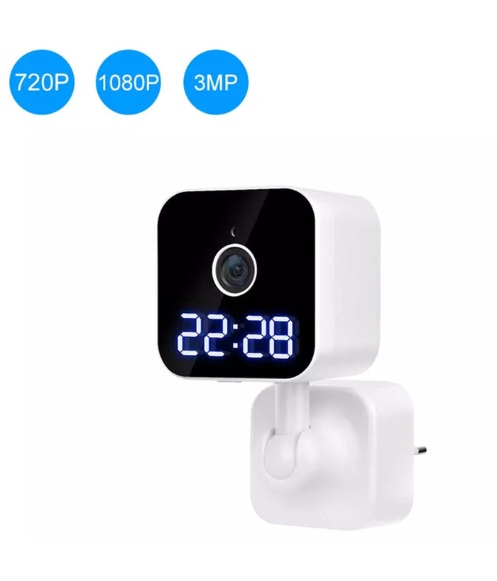 Fotocamera Hd 1080p Wifi Sicurezza Ip Home Cam Visione Notturna Orologio Q-sx909         