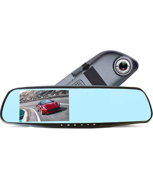 Fotocamera Per Auto Specchio Touch Full Hd 5" Guida Con Doppio Obiettivo Qy-4500         