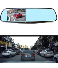 Fotocamera Per Auto Specchio Touch Full Hd 5" Guida Con Doppio Obiettivo Qy-4500         