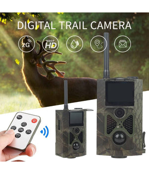 Fototrappola Telecamera Da Caccia Gps 2g Fotocamera 5mp Infrarossi Hc-300m         