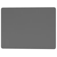 Tappetino Salvapavimento 120x90 cm in Plastica Nera Trasparente per Sedia da Ufficio