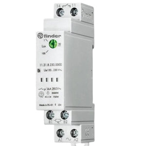 Finder 113182300000 relè crepuscolare 1no 16a per automazioni e impianti