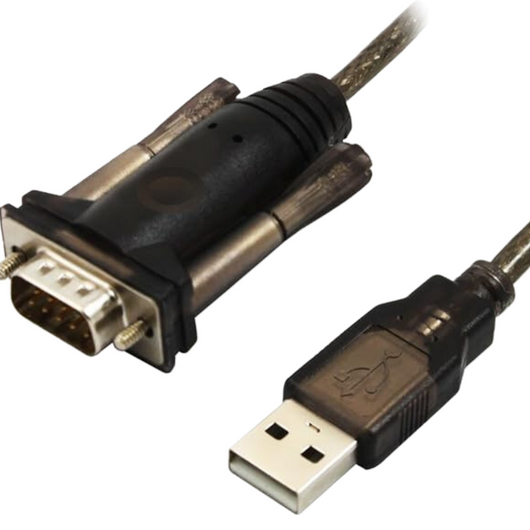 Convertitore da usb 2.0 a seriale compatibile con windows 10 colore nero