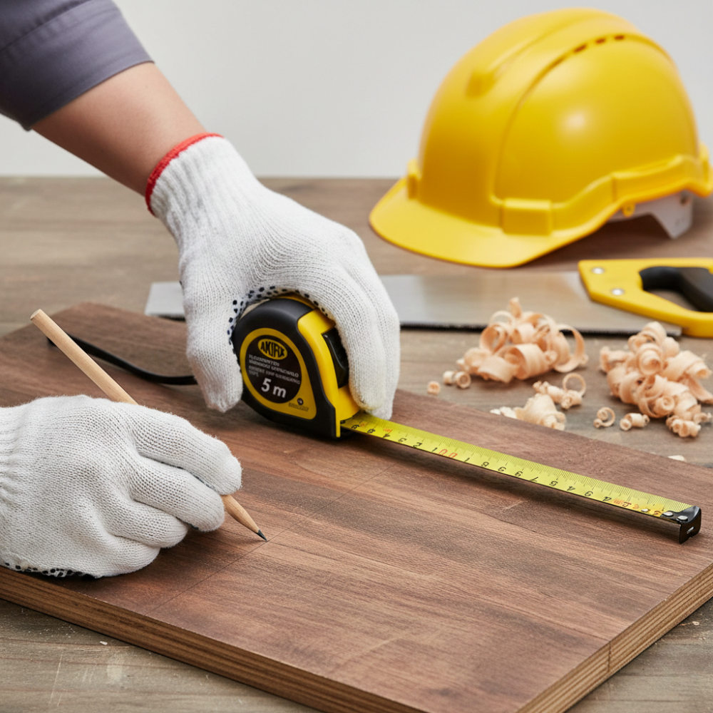 Flessometro gommato antiscivolo professionale akifix 5 m x 25 mm