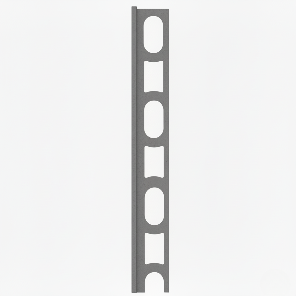 Profilo in alluminio verniciato a l per finitura parete proangle *** colore- antracite - 114, confezione 1