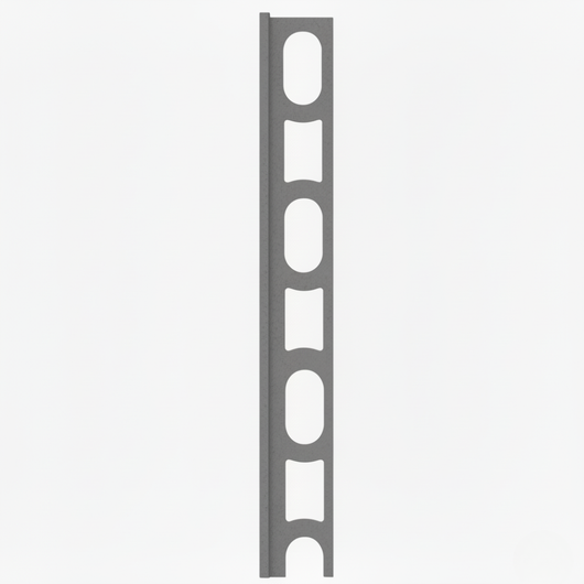 Profilo in alluminio verniciato a l per finitura parete proangle *** colore- antracite - 114, confezione 1