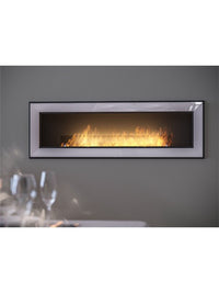 FRAME 1500 - Biocamino da incasso o parete monofacciale, colori vari colore Bianco