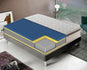 Materasso Matrimoniale 160x190 a molle insacchettate, memory foam, alto 27 cm, rivestimento sfoderabile, 1600 molle