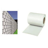 Trade Shop - Frangivista Rotolo Bianco Pvc Per Balconi Ringhiere Recinzioni Protezione 19cmx35mt 54561 -        