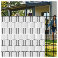 Trade Shop - Frangivista Rotolo Bianco Pvc Per Balconi Ringhiere Recinzioni Protezione 19cmx35mt 54561 -        