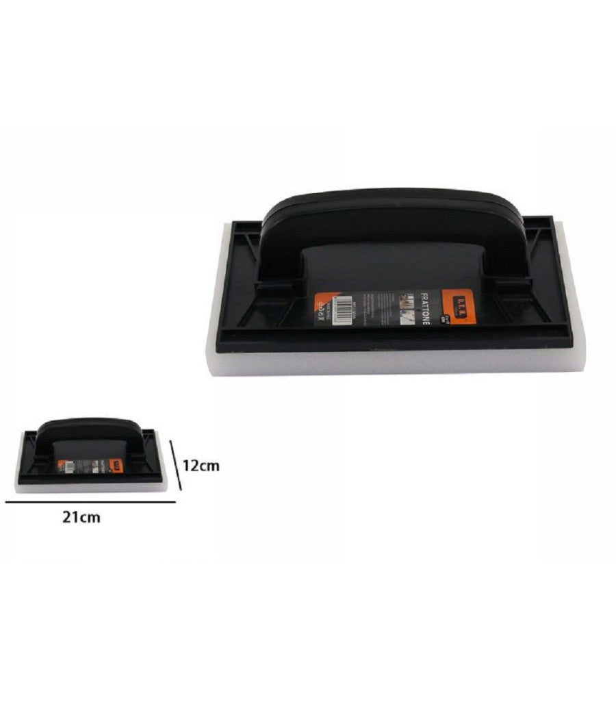 Frattone Frattazzo Spatola Gomma Spugna Per Stucco Muratura 21 X 12 Cm 53258a         