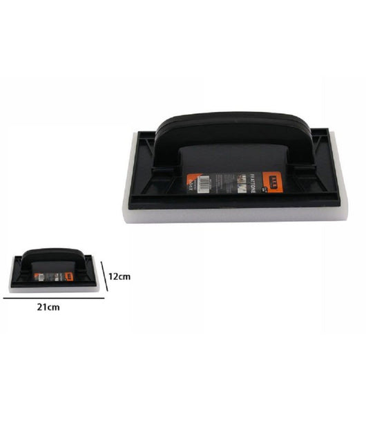 Frattone Frattazzo Spatola Gomma Spugna Per Stucco Muratura 21 X 12 Cm 53258a         