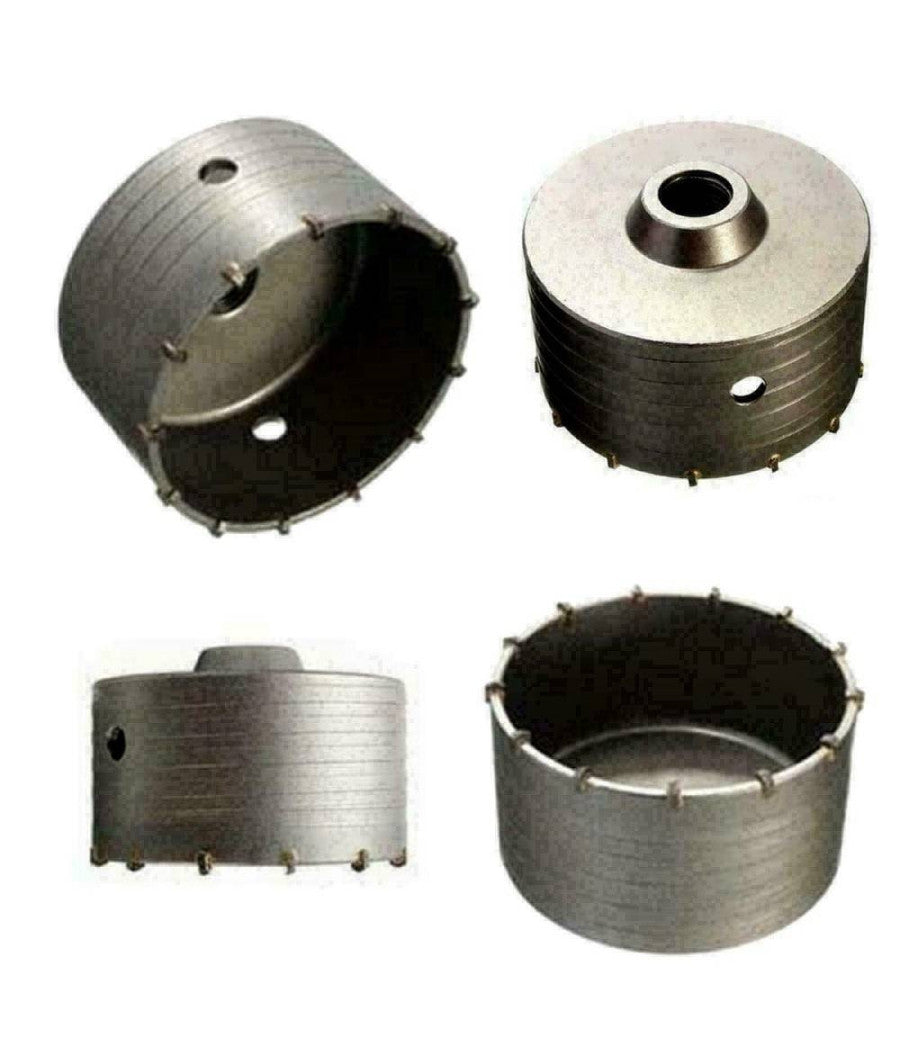 Fresa A Tazza 110 Mm Carotatrice Con Asta Sds Plus 60 Cm Calcestruzzo Cemento         